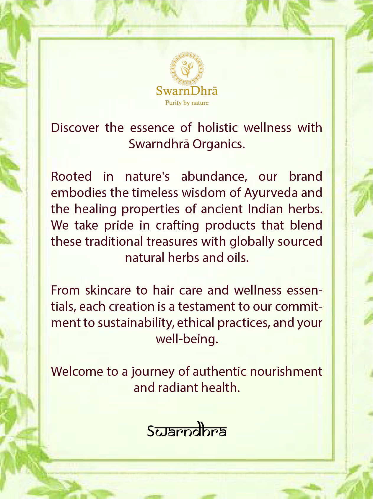 01MO - SwarnDhra - Shirodhara Massage Oil | 500 ml