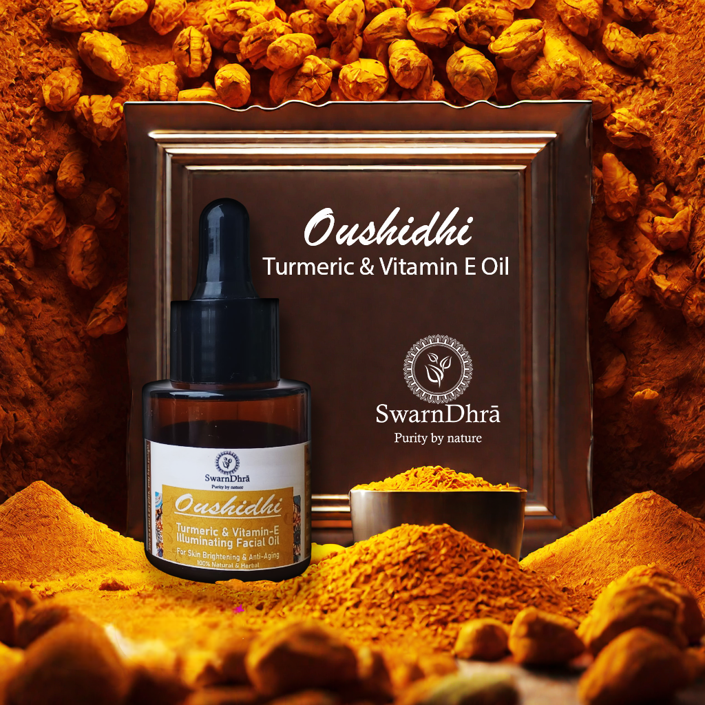 Oushidhi Turmeric & Vitamin E Oil | 20 ml