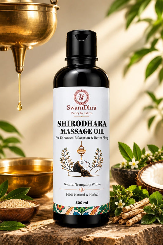 01MO - SwarnDhra - Shirodhara Massage Oil | 500 ml